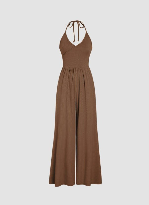 Vestido Wide-Leg Bolsos