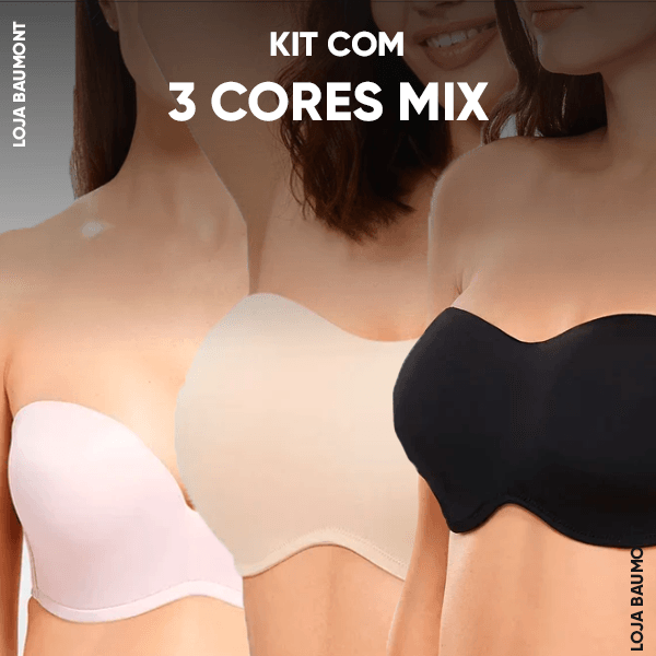 Sutiã Melissa COMPRE 1 LEVE 2 (Sem Alças)