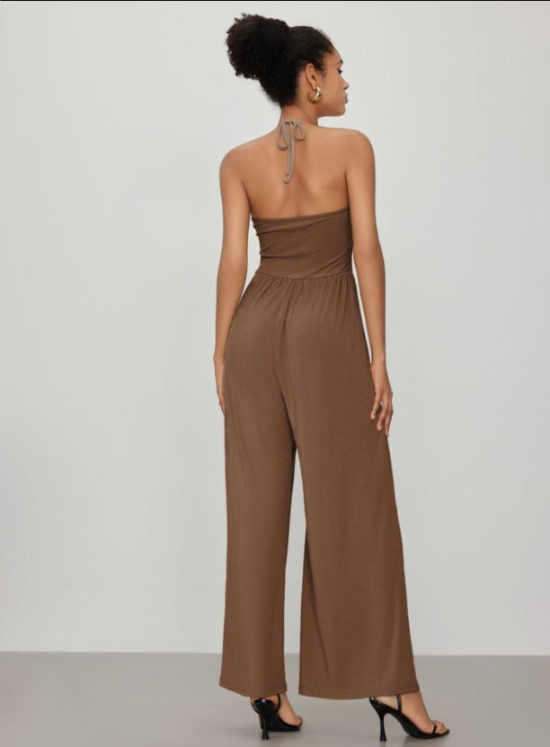 Vestido Wide-Leg Bolsos