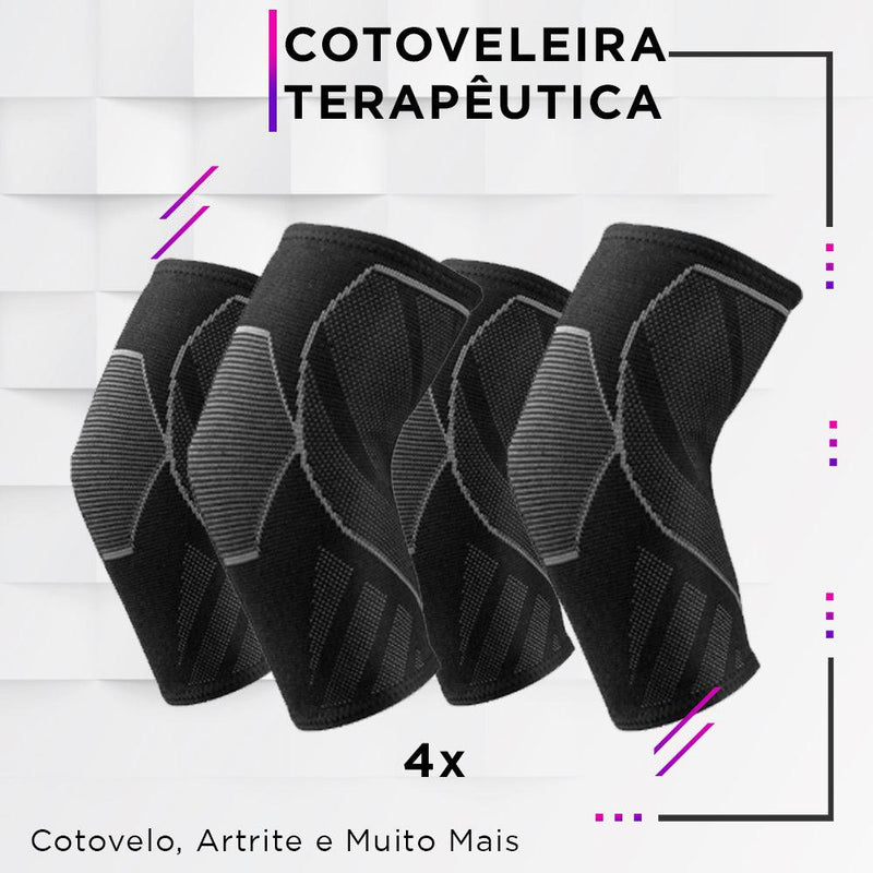 Cotoveleira Terapêutica de Compressão - Dores e Inchaços em Geral