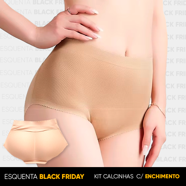Kit Calcinhas com Enchimento⚡Esquenta Black Friday