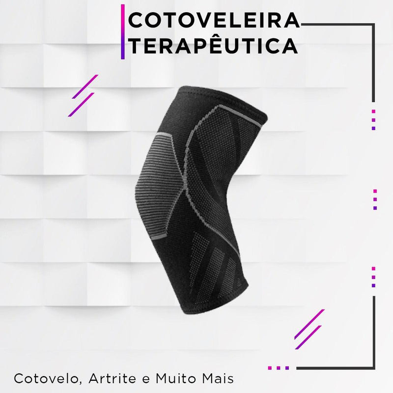 Cotoveleira Terapêutica de Compressão - Dores e Inchaços em Geral