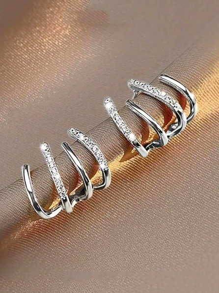 Brincos Quatro Pontas Baumont - Folheado a Ouro 18k/Prata 925