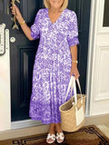 Vestido Madrid® com Decote em V: Soltinho e Levinho + 30%OFF