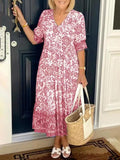 Vestido Madrid® com Decote em V: Soltinho e Levinho + 30%OFF