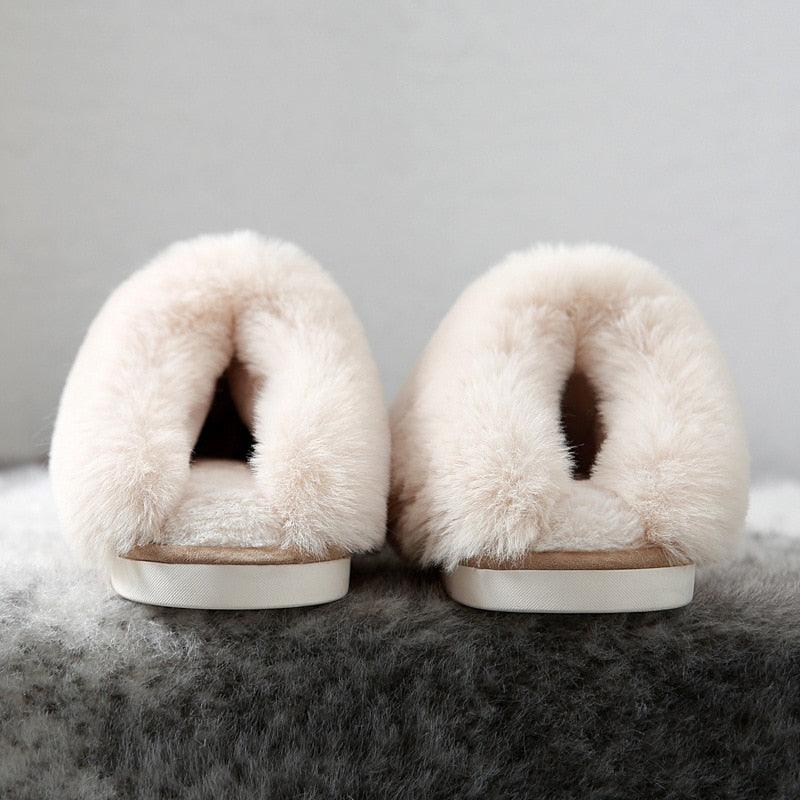 Sapatos de Inverno Forrados por Algodão Felpudo
