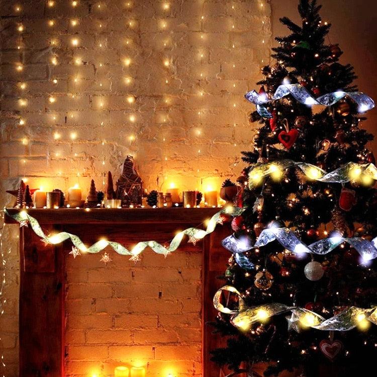 Fitas de Luzes Natalina para Decoração (Frete Grátis)