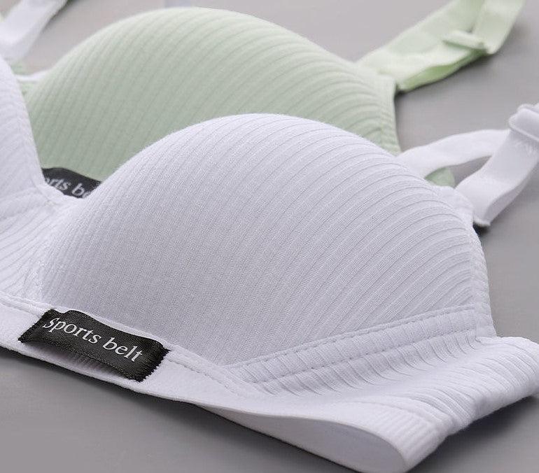 Compre 1 LEVE 2 - Sutiãs 90% Algodão + Fecho 3 Aros  Super Confortável
